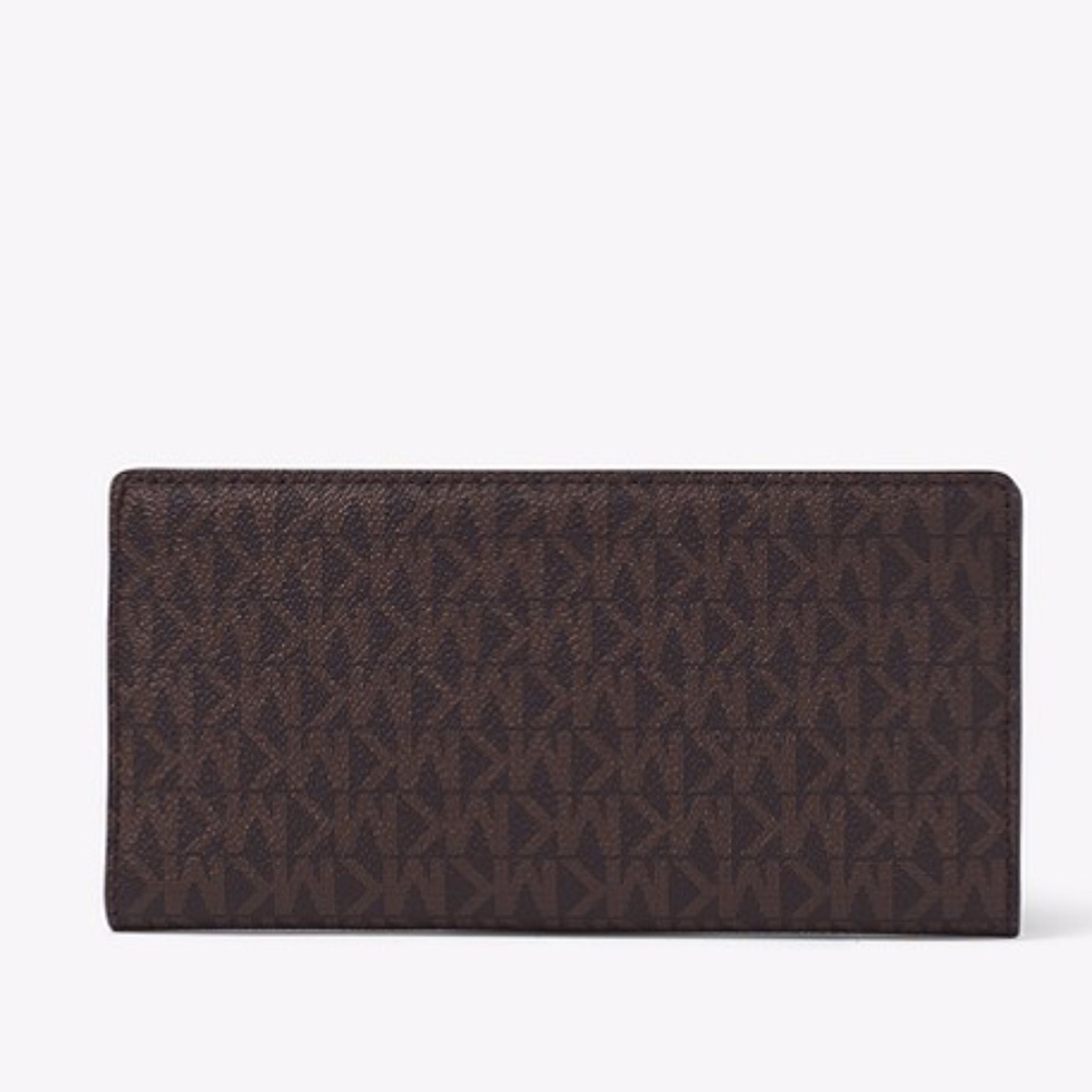 VERY RARE HTF Michael Kors Metallic Logo Wallet - Picture 3 of 4